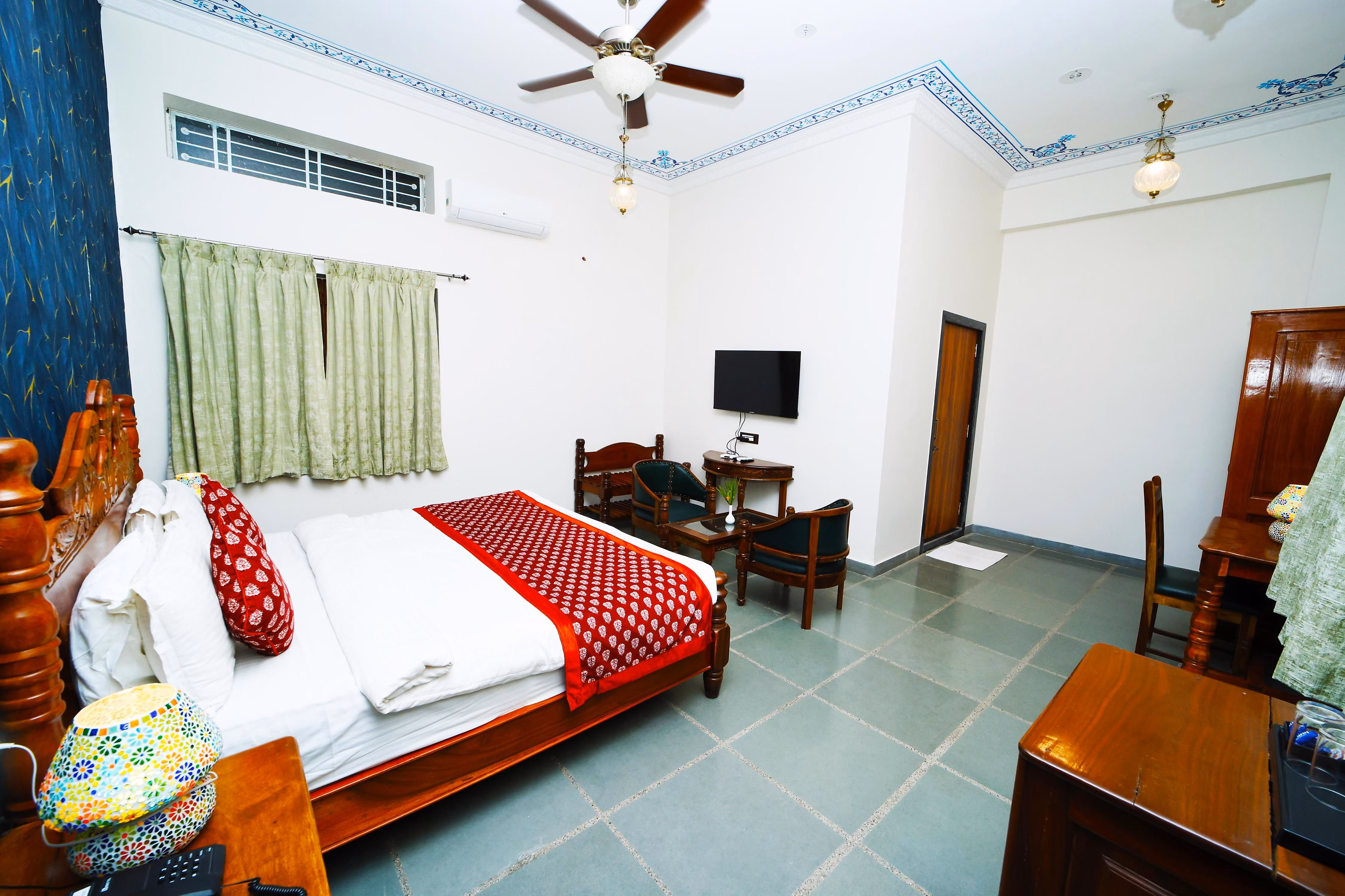 Cozy garden bungalow surrounded by lush greenery